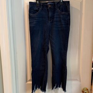 Democracy cropped Blue Women's Jeans